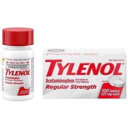 Tylenol Regular Strength 325 mg Tablets - Shop Home Med