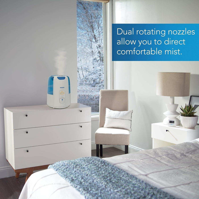 Vicks Dual Comfort – Cool + Warm Mist Humidifier - Shop Home Med