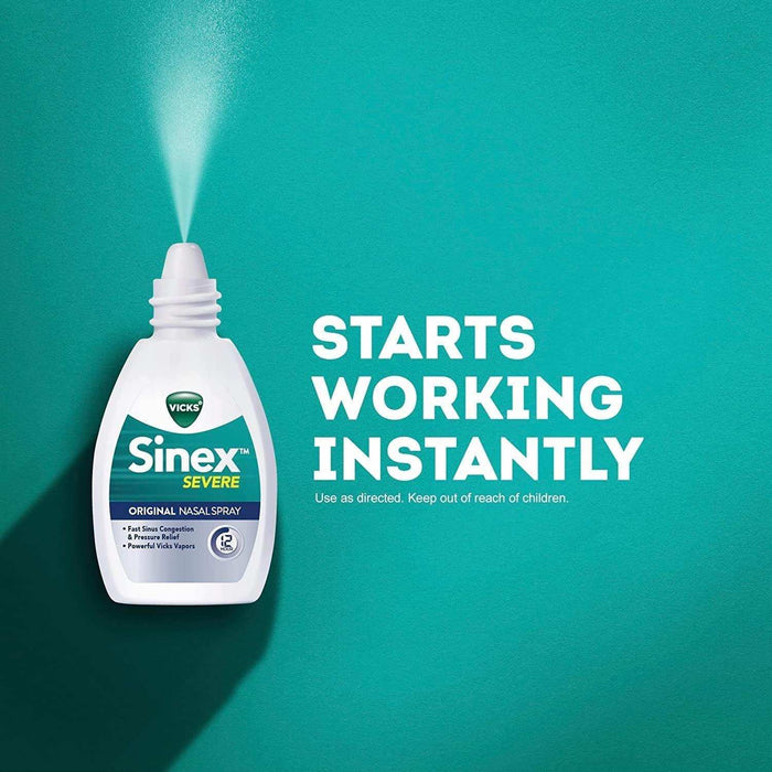 Vicks Sinex Severe Nasal Spray 0.50 oz - Shop Home Med