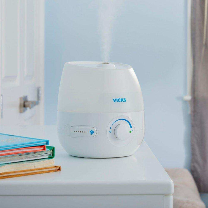 Vicks Top Fill 0.5 gallon Ultrasonic Cool Mist Humidifier - White - Shop Home Med