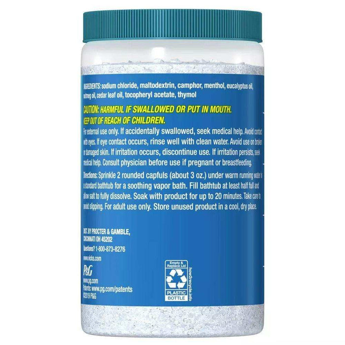 Vicks VapoBath Vapor Crystals - 15oz - Shop Home Med