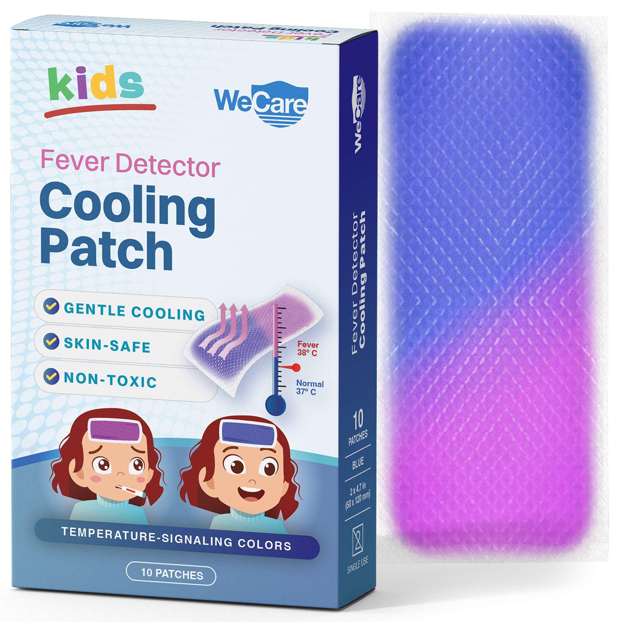 16 Sheets Baby Cool Pads for Kids Fever Discomfort & Pain Relief, Cooling  Relief Fever Reducer, Soothe Headache Pain, Pack of 16