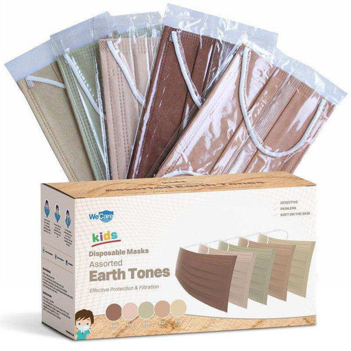 WeCare Kids Assorted Earth Tone Collection Masks - Shop Home Med