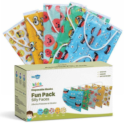 WeCare Kids Silly Faces Fun Pack Masks - Shop Home Med