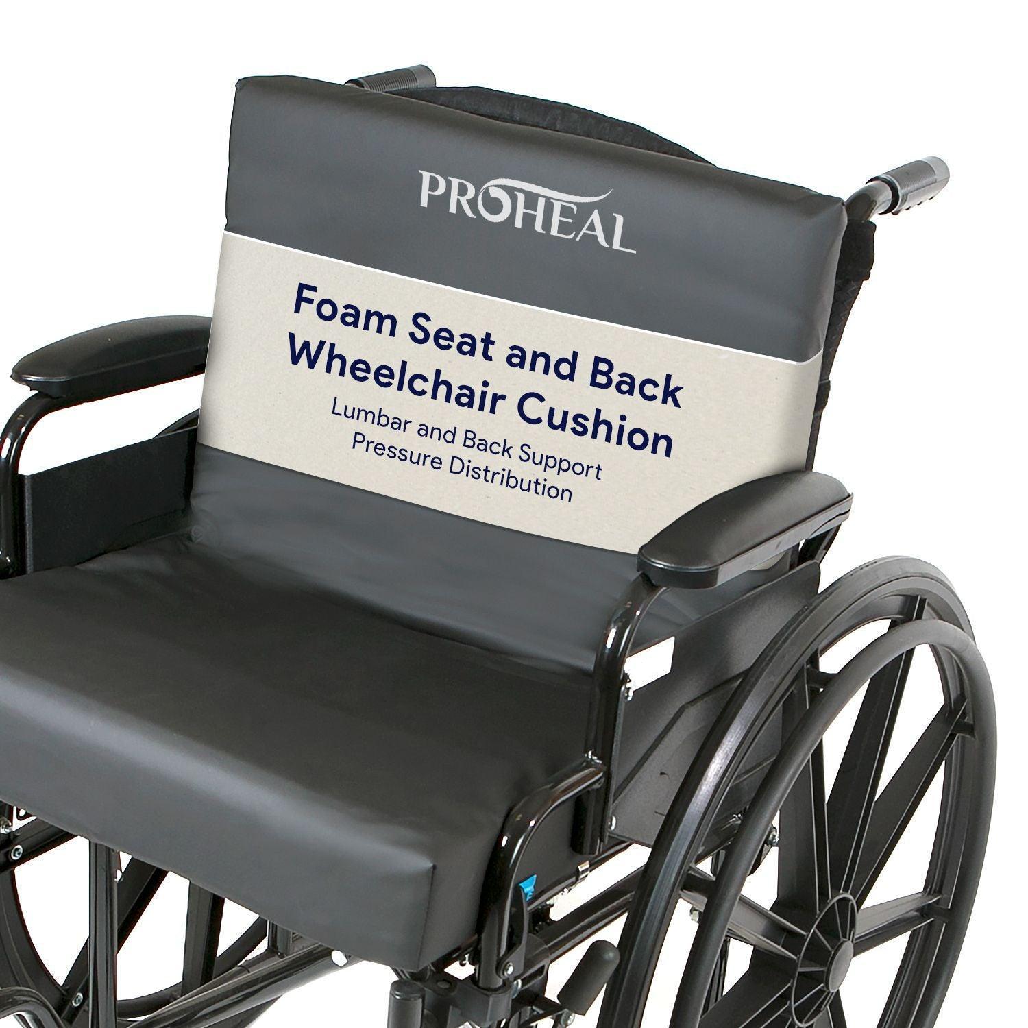 ProHeal Bariatric Gel Wedge Wheelchair Cushion For Pressure Relief