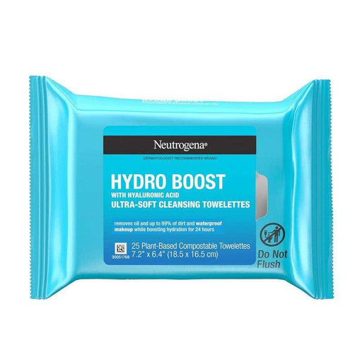 Neutrogena Hydro Boost Ultra-Soft Cleansing Towelettes - 25 ct - Shop Home Med