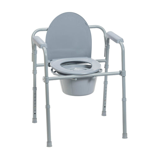 Drive Medical Steel Folding Deep Seat Bedside Commode - Shop Home Med