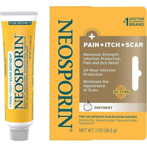 Neosporin + Pain + Itch + Scar First Aid Antibiotic Ointment - 1 Oz - Shop Home Med