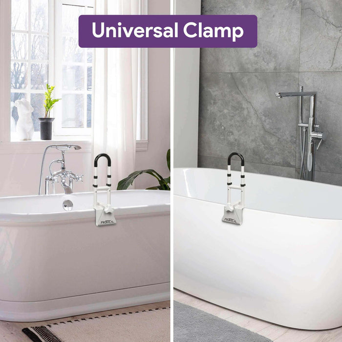 Adjustable Bathtub Grab Bar - Universal Clamp On Bar - Shop Home Med