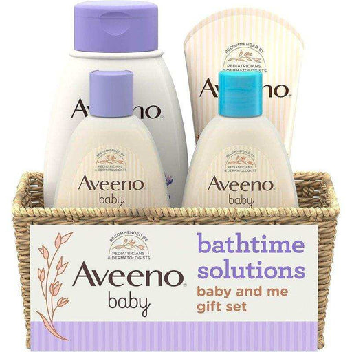 Aveeno Baby Daily Bathtime Solutions Baby & Me Gift Set - 4 items - Shop Home Med