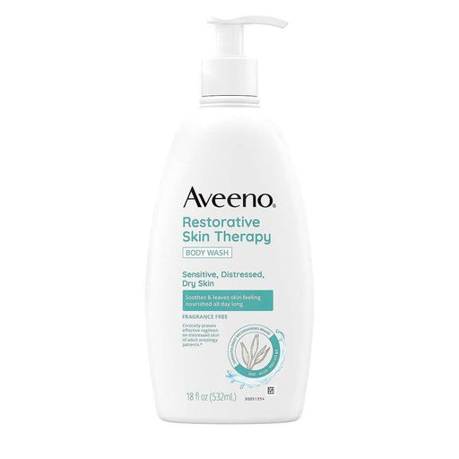 Aveeno Restorative Skin Therapy Sulfate-Free Body Wash - 18oz - Shop Home Med