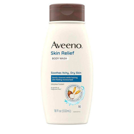 Aveeno Skin Relief Body Wash with Coconut Scent for Sensitive, Itchy, Dry Skin - 18oz - Shop Home Med