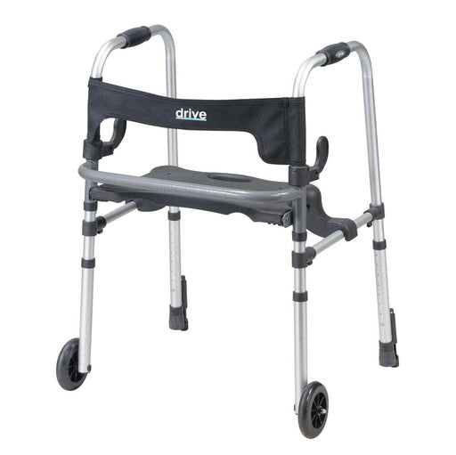 Clever Lite LS Walker Rollator with Seat and Push Down Brakes - Shop Home Med