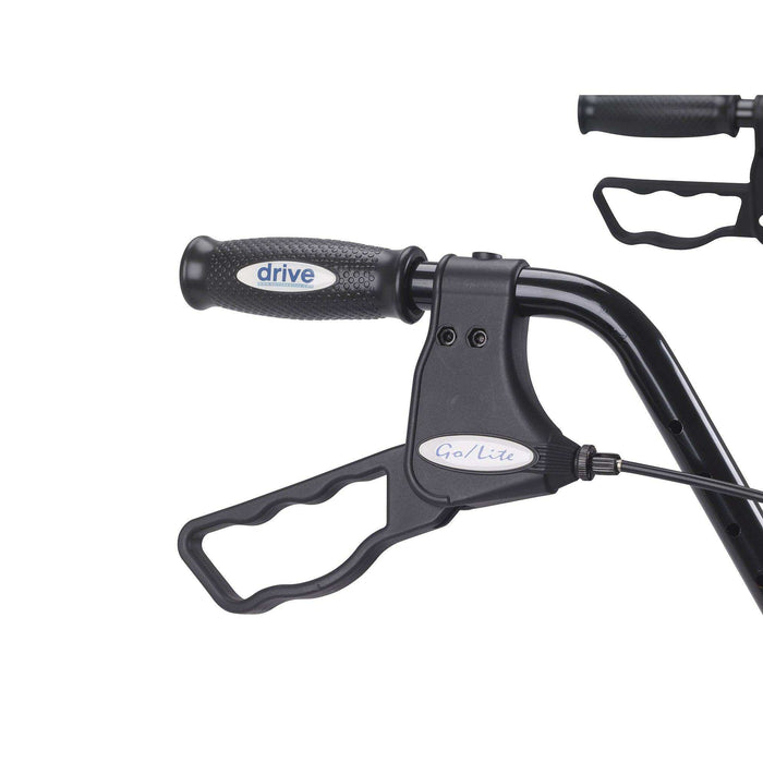 Drive Medical Heavy Duty Bariatric Rollator Rolling Walker with Large Padded Seat - Shop Home Med