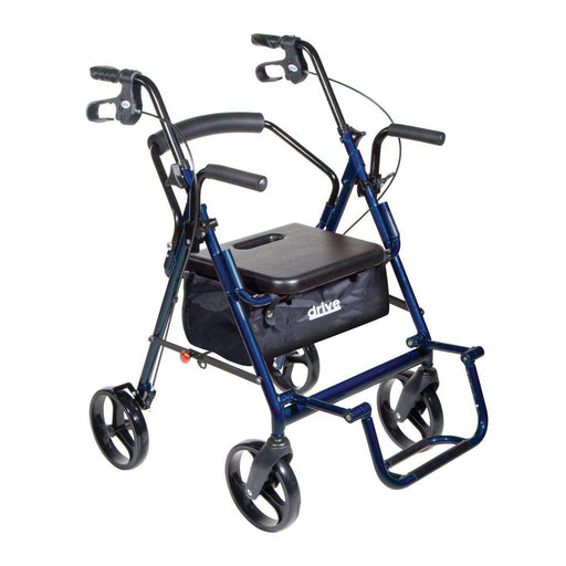 Duet Dual Function Transport Wheelchair Rollator Rolling Walker - Shop Home Med