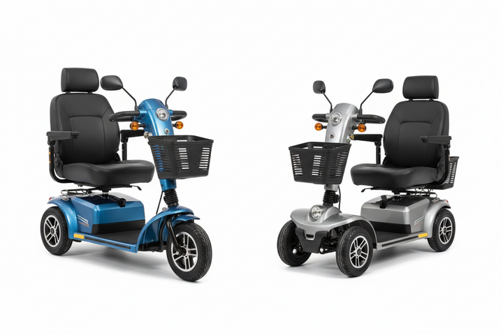 3 Wheel vs. 4 Wheel Mobility Scooter - Comparison Guide