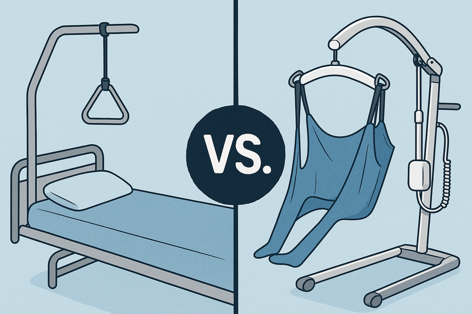 Trapeze Bar vs Overhead Lift Systems: Which Is Better for Home Care?