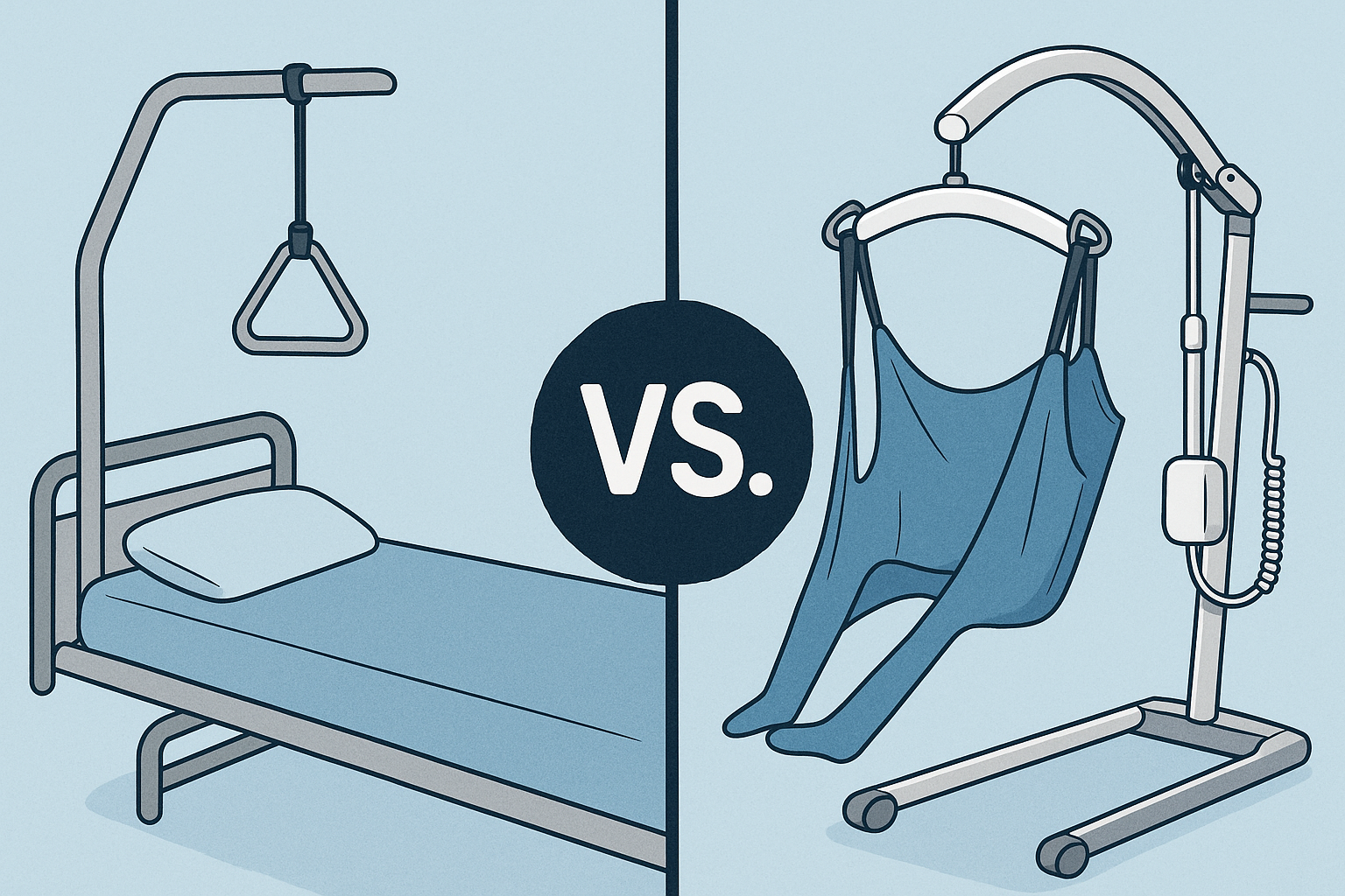 Trapeze Bar vs Overhead Lift Systems: Which Is Better for Home Care?