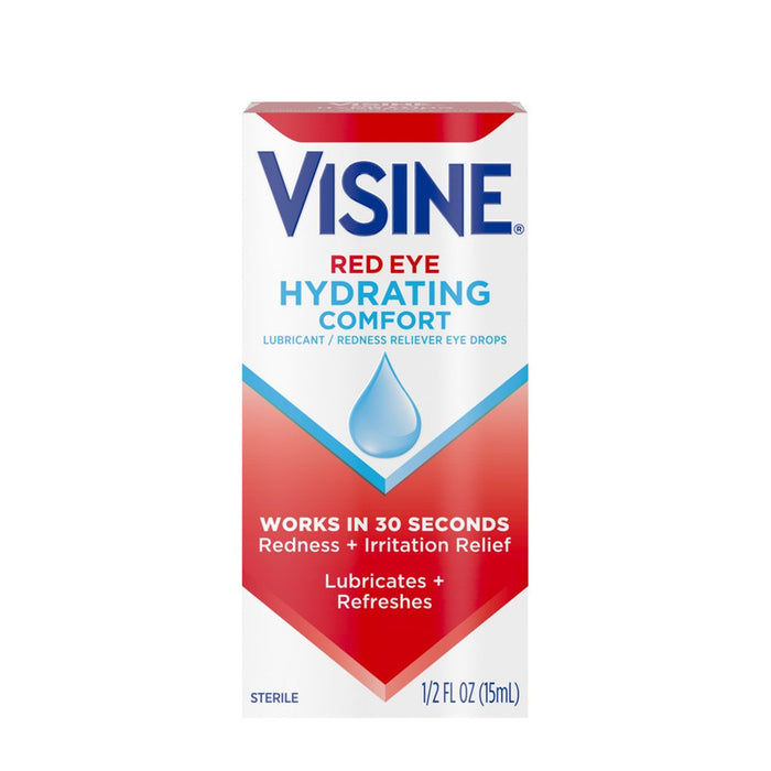 Visine Red Eye Hydrating Comfort Lubricating Eye Drops