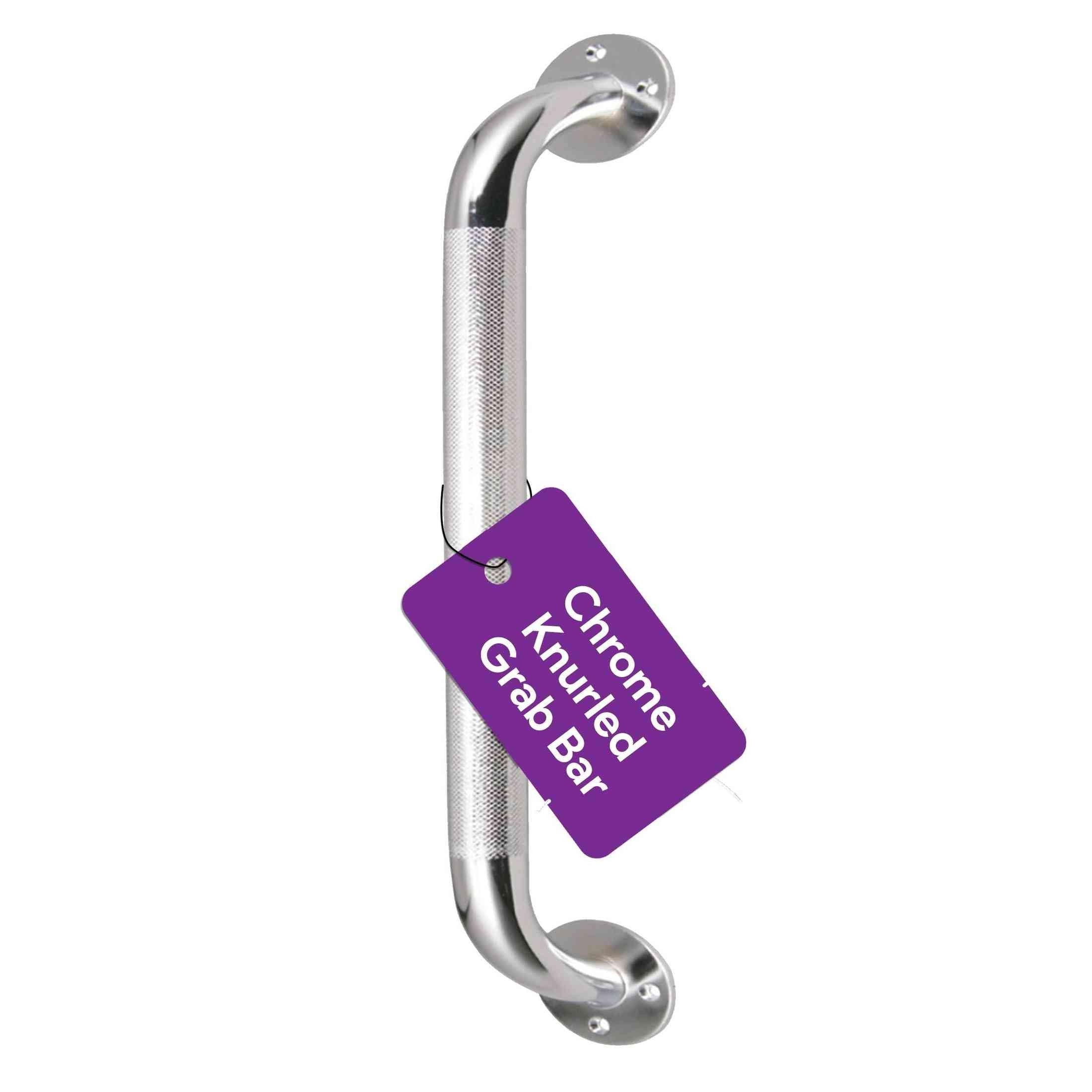 Drive Medical Chrome Knurled Grab Bar shophomemed