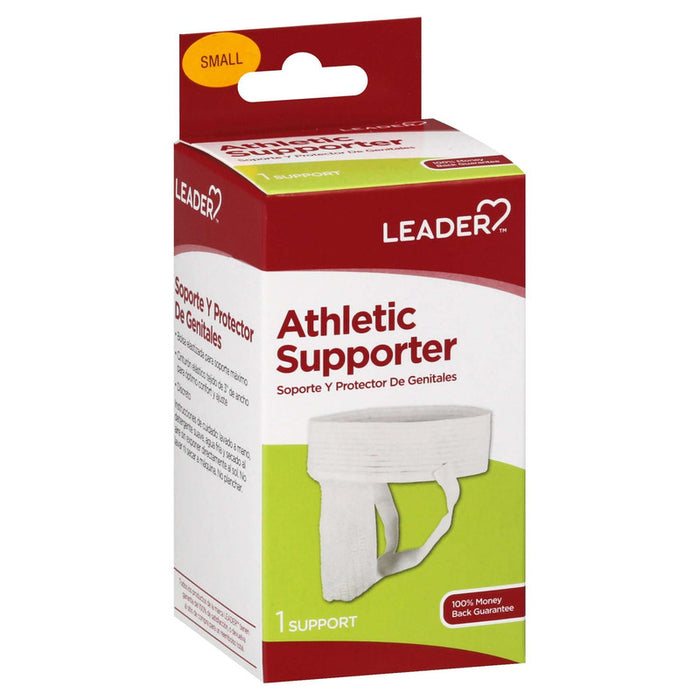 Leader Tm Athletic Supporter White Small , Supports-Braces