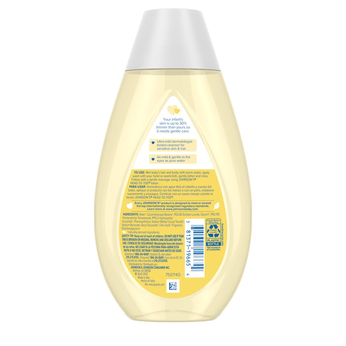 Johnson's Baby Head-To-Toe Gentle Body Wash & Shampoo - 13.6 fl oz