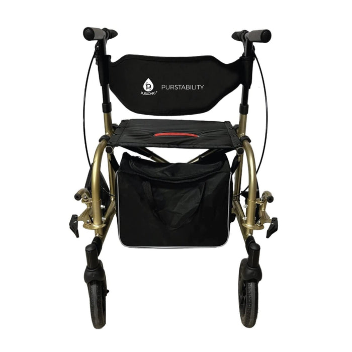 Pursonic Purstability 2-in-1 Rolling Rollator Wheelchair Walker