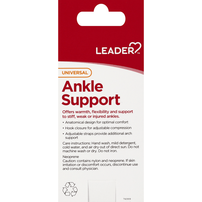 Leader Universal Ankle Support Neoprene Brace