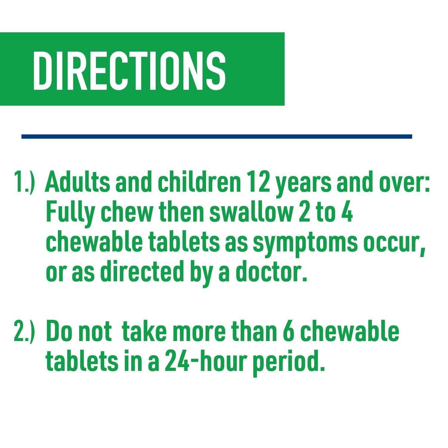 Alka-Seltzer Extra Strength Heartburn ReliefChews Tablets - 66 Ct - Shop Home Med