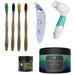 Pursonic Pore Vacuum, Bamboo Toothbrushes, Charcoal Powder, Facial & Body Brush, and Dead Sea Mud Mask Daily Detox Set shophomemed