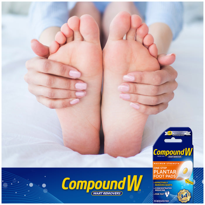 Compound W One Step Pads for Plantar Warts