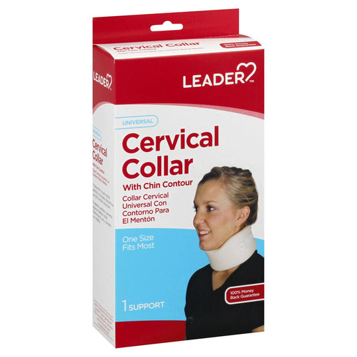 Leader Tm Cervical Collar With Chin Contour 2.5 In