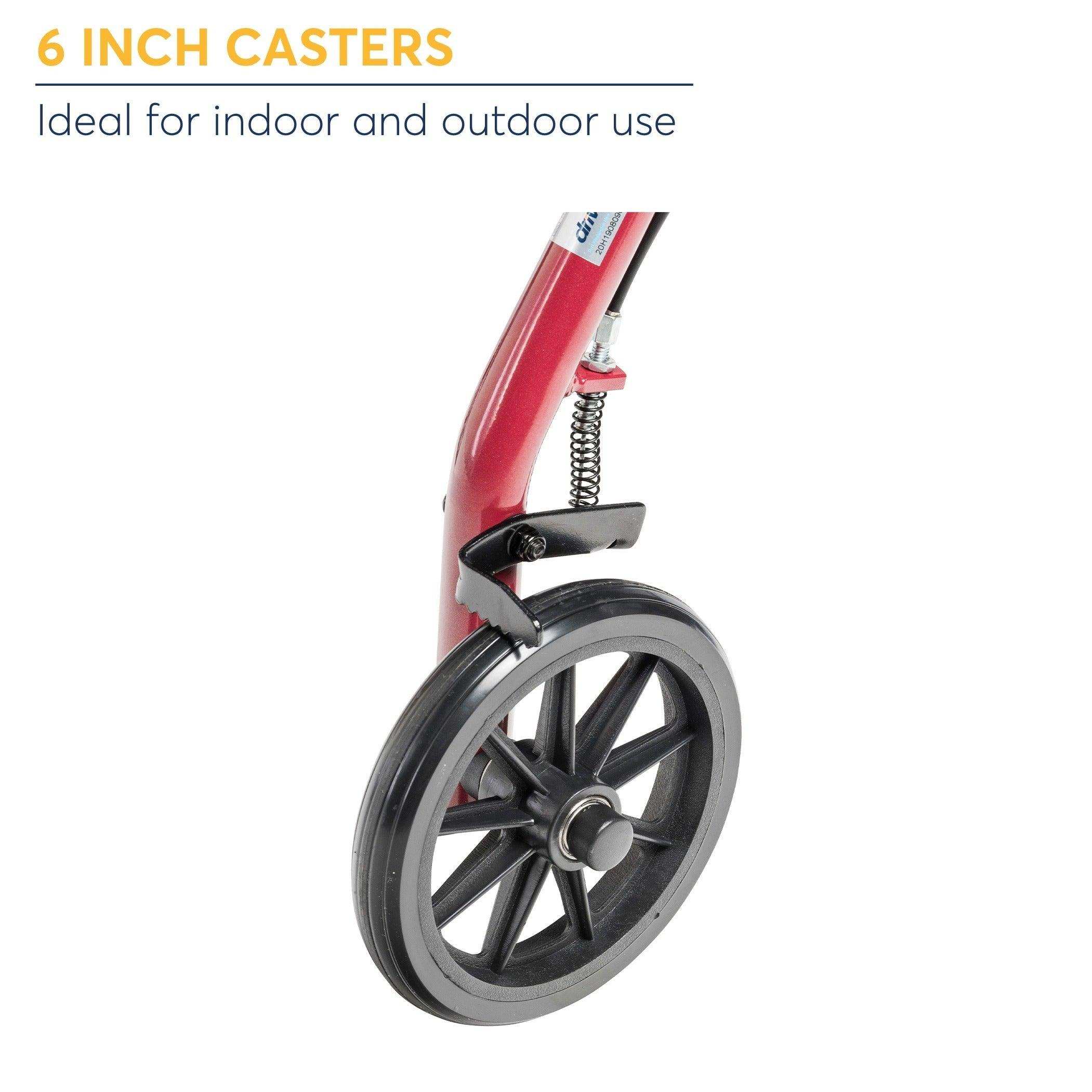 Drive Medical Rollator Walker with Folding Back Support & Padded Seat - Shop Home Med