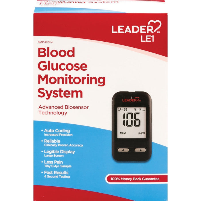 Leader Tm Le1 Blood Glucose Monitoring Kit , Kit