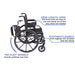 Invacare 9000XT Wheelchair with Fixed Height Space-Saver Arms