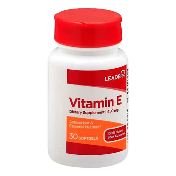 Leader Vitamin E 450Mg Softgels - 30 Ct