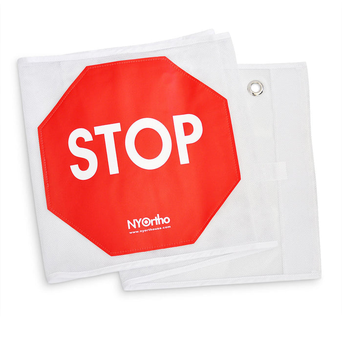 NY Ortho Door Guard Stop Sign Banner