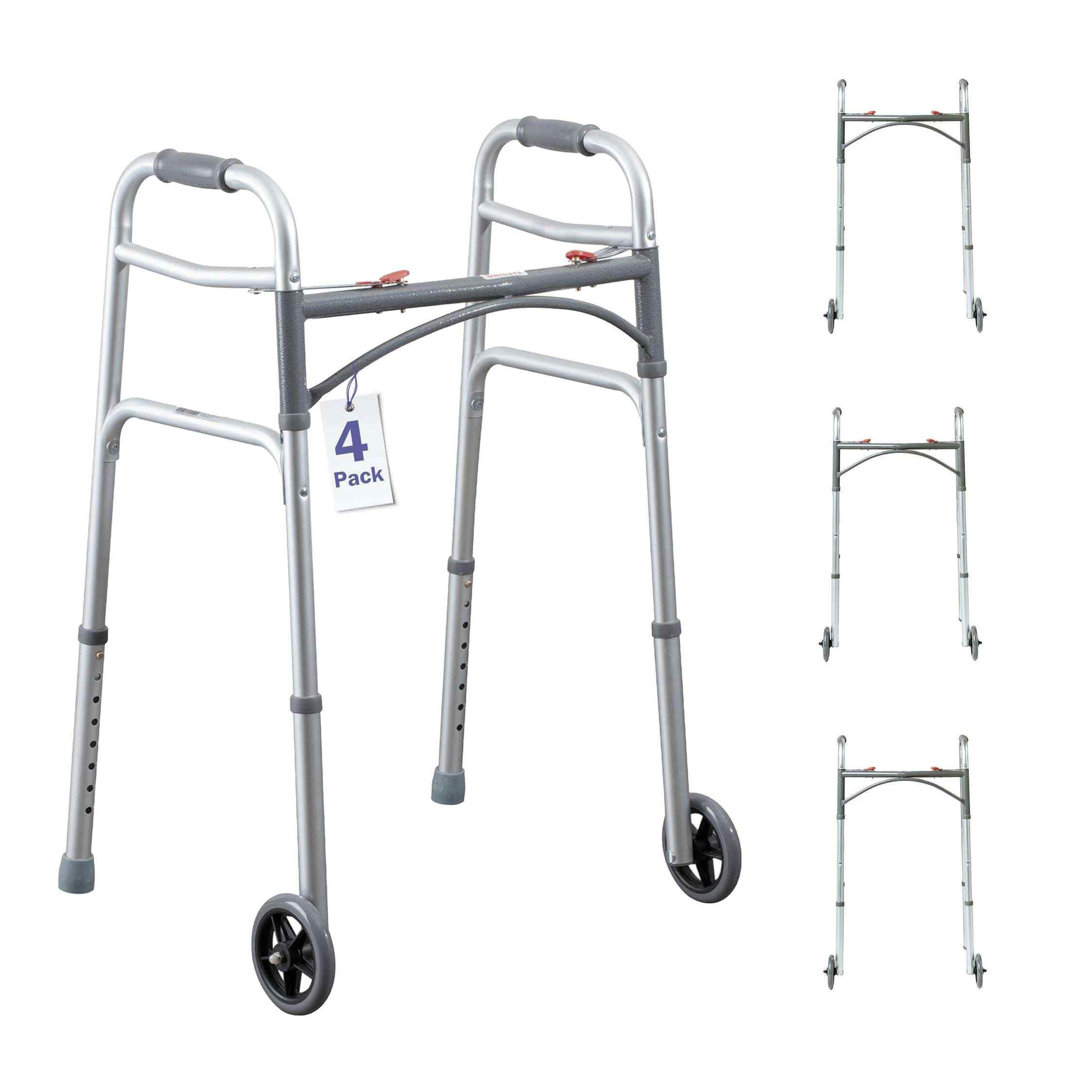 MedaCure Case of 4 Junior Folding Walkers