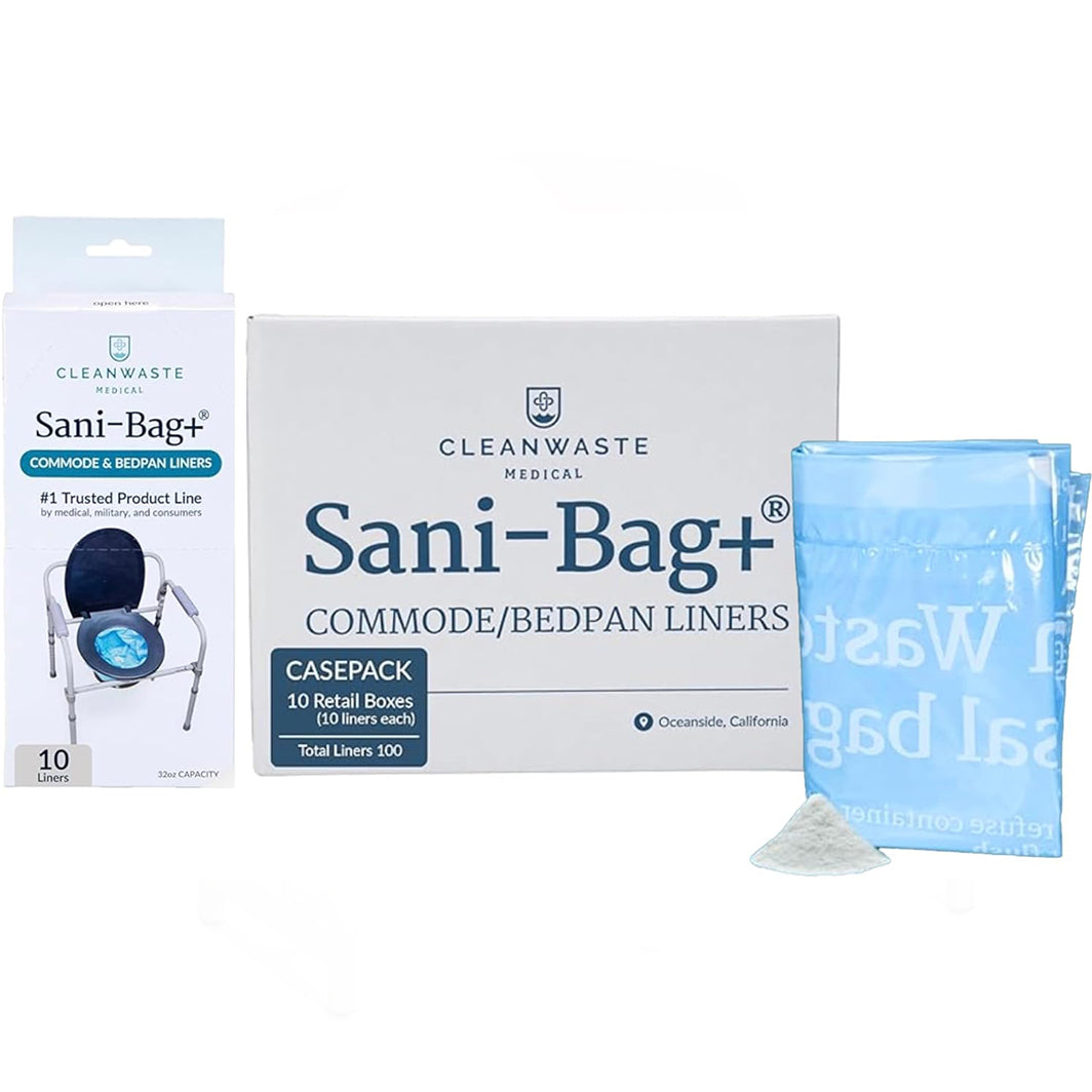 Bolsas sanitarias Cleanwaste Sani-Bag+ con polvo para excrementos