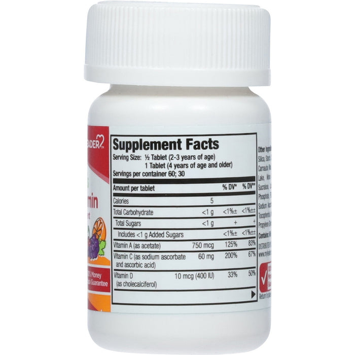 Leader Multivitamin Children's Chewable Tablets Fruit - 30 Ct