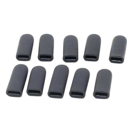 Invacare Tip-Rubber Black - 1 Pack 10/Pk