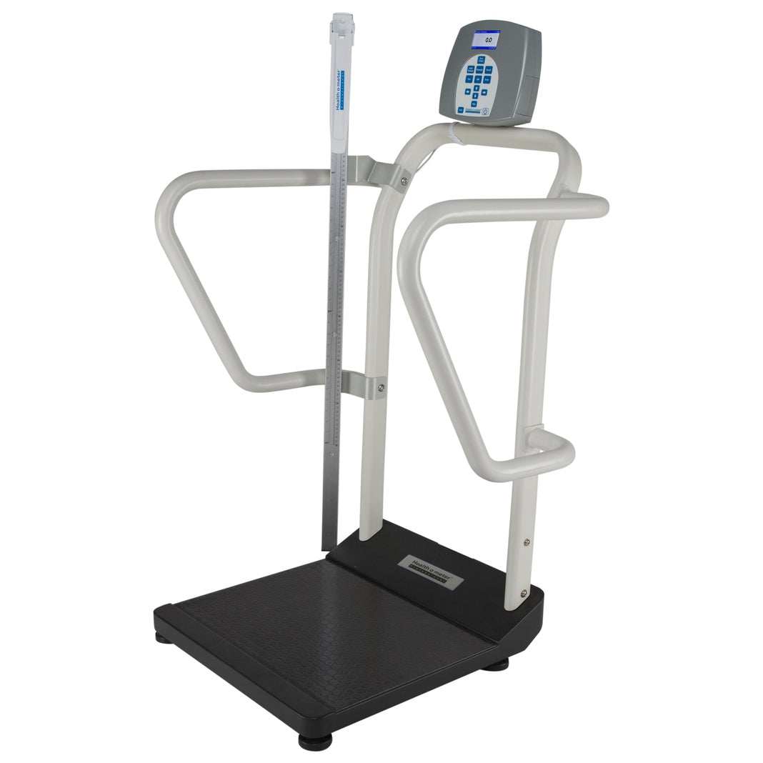 Health o Meter 1100 Series Digital Platform Scale with Handrails