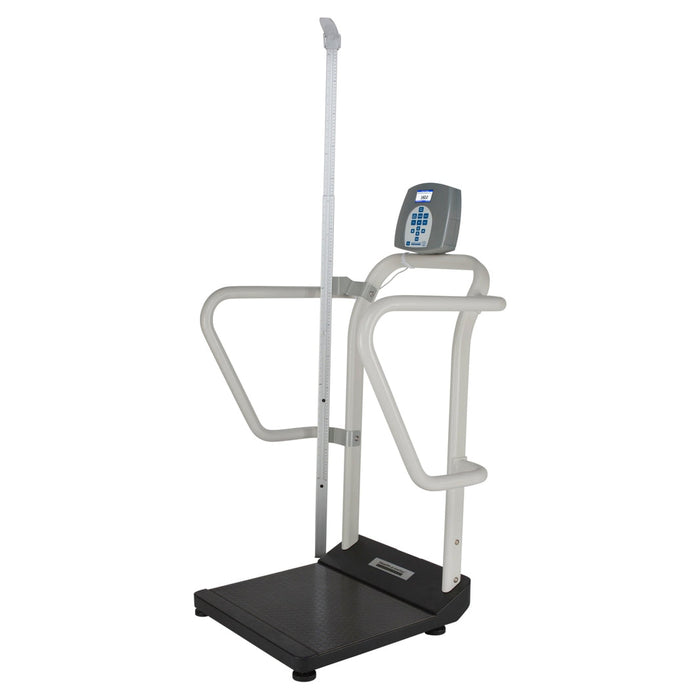 Digital Platform Scale with Handrails