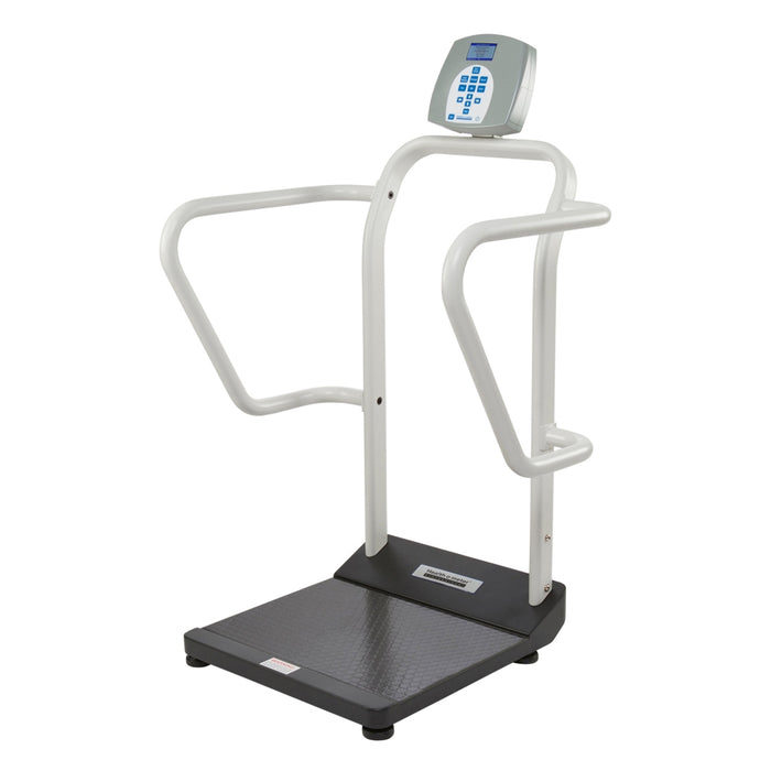 Digital Platform Scale with Handrails