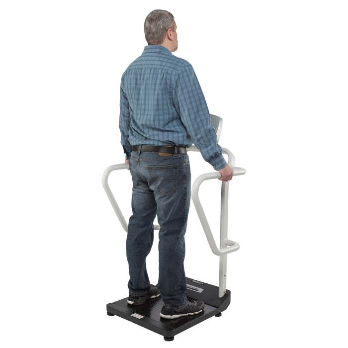 Digital Platform Scale with Handrails