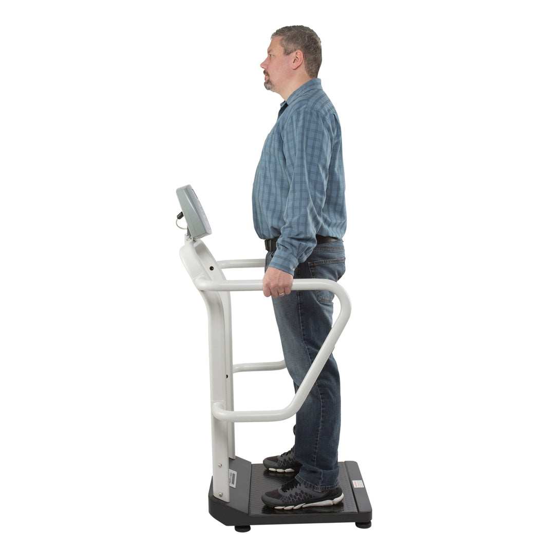 Health o Meter 1100 Series Digital Platform Scale with Handrails