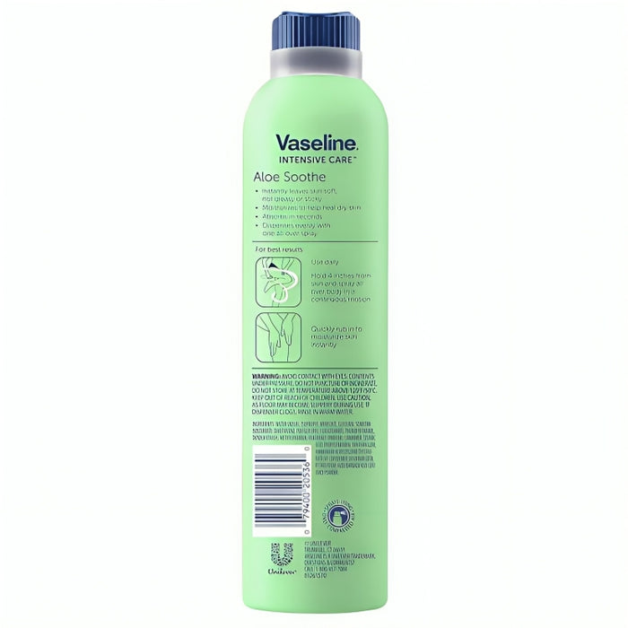 Vaseline Intensive Care Aloe Soothe Spray Body Lotion - 6.5 oz