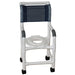 MJM International Small Adult/Pediatric PVC Shower Chair w/ Seat Reducer