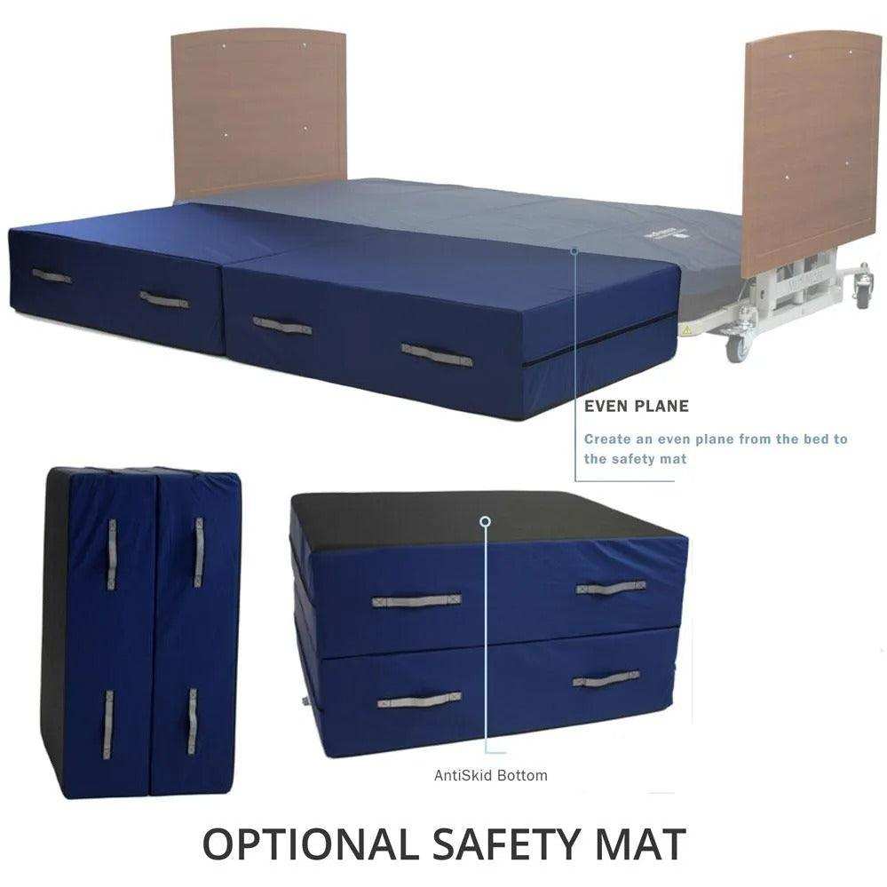 Med-Mizer AllCare Floor Level Low Hospital Bed - Shop Home Med