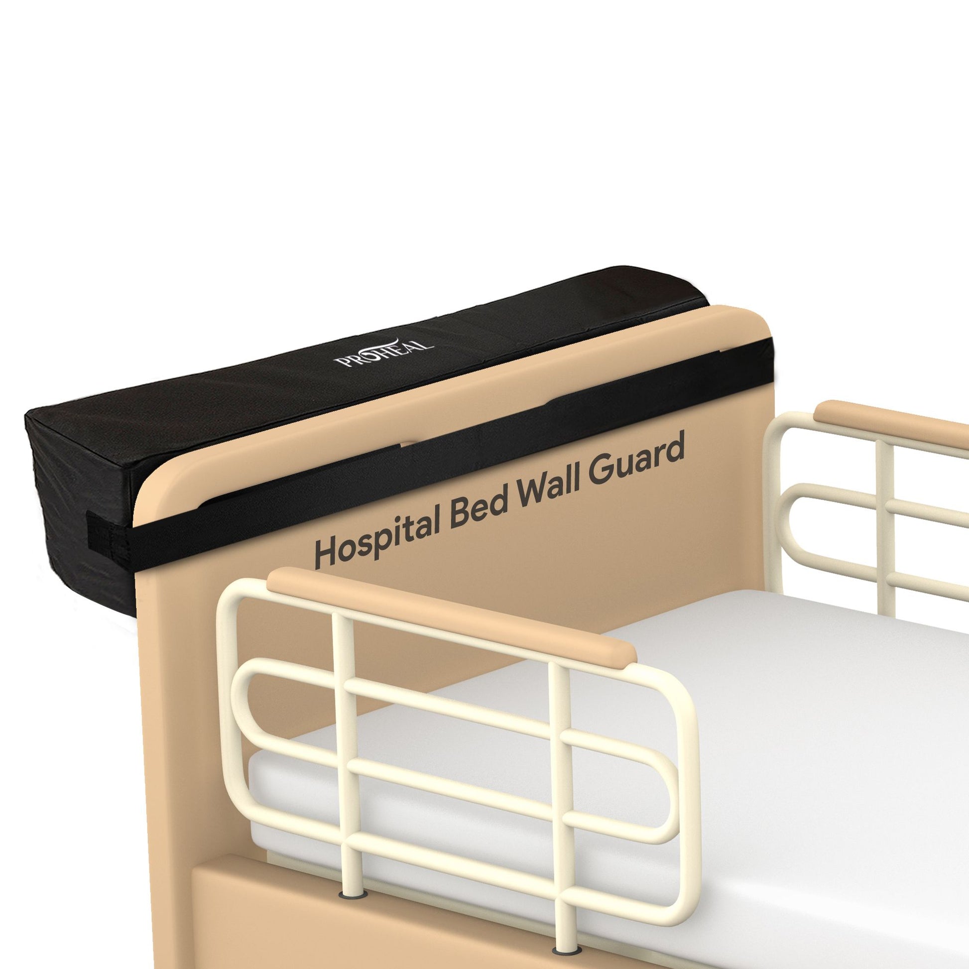 Hospital Bed Wall Guard - No Tools Needed shophomemed